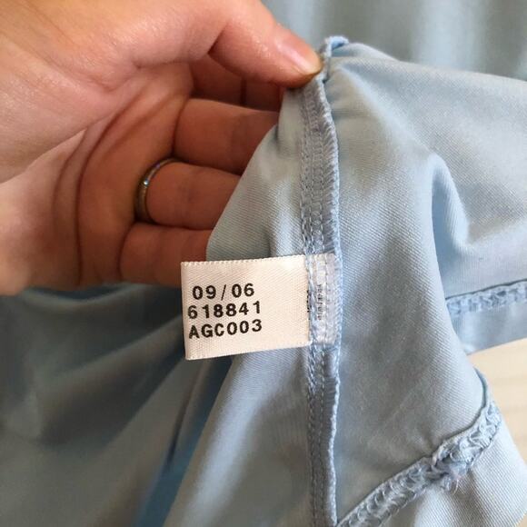 Adidas Light Blue Exercise Clima Cool T Shirt - Picture 3 of 6